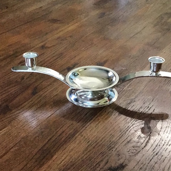 Other - Beautiful metal/brass candle holder